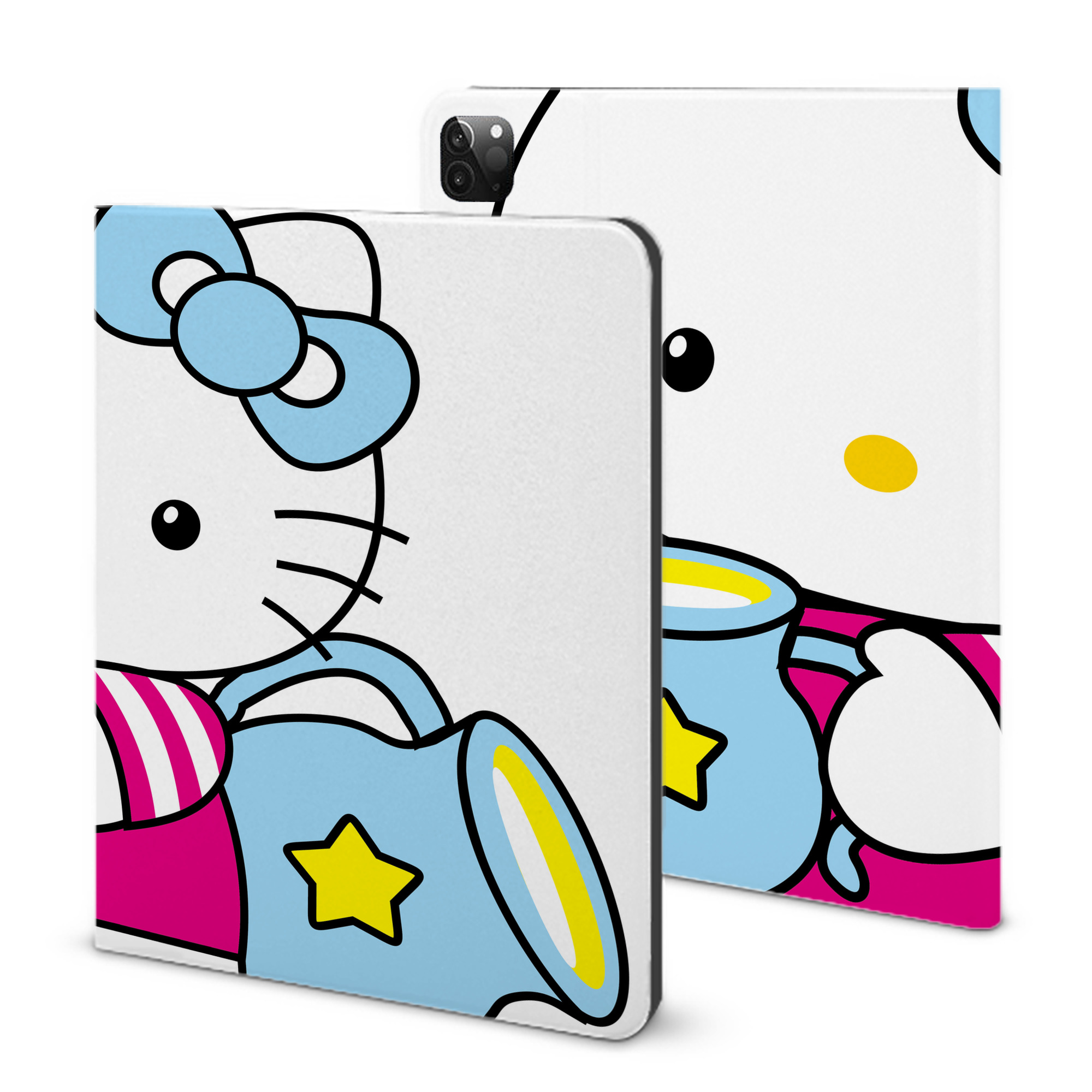 （画像用） Hello Kitty ハローキティ IPadケース ペンホルダー付き ブックスタイルデザイン